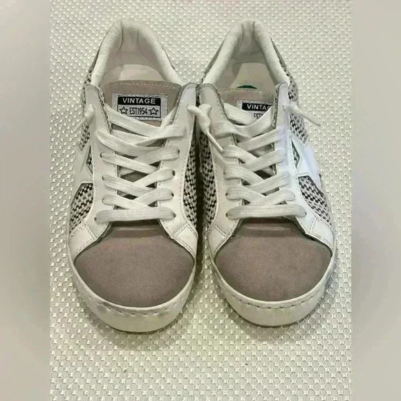 Vintage Havana Carla Tweed Multi Mix Sneaker Size 8 - Picture 6 of 6